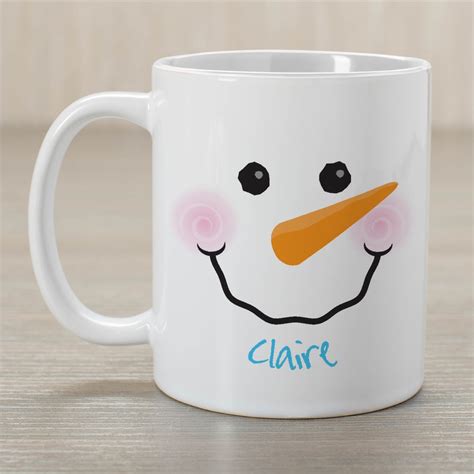 Personalized Winter Snowman Coffee Mug | GiftsForYouNow