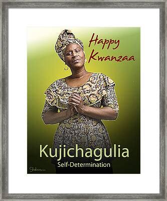 Kwanzaa Kujichagulia Digital Art by Shaboo Prints