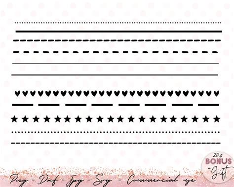 Basic Line Svgstraight Linebasic Linedot Underline - Etsy | Dotted line, Dash and dot, Clip art ...