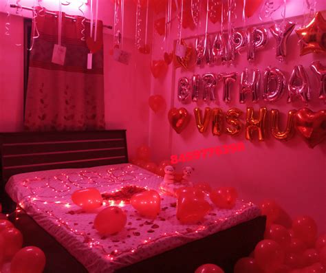 Romantic Room Decoration For Surprise Birthday Party in Pune: Romantic Room Decoration in Pune ...