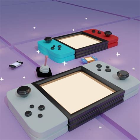 Nintendo Switch in Blender