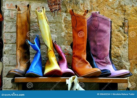 Italian Shoes on Sale in Montepulciano Stock Photo - Image of footwear ...