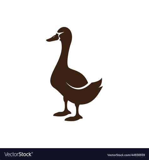 Duck logo Royalty Free Vector Image - VectorStock