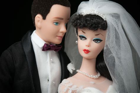 Wedding Barbie and Ken, 1959 Reproduction | Barbie wedding, Barbie bride, Barbie and ken