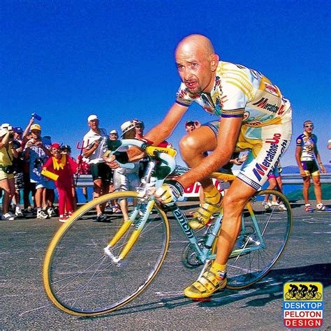 Desktop Peloton Design on Instagram: “Marco Pantani on his way to victory at Plateau de Beille ...