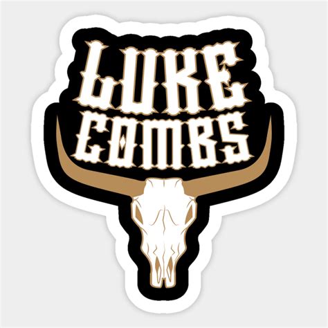 luke combs logo design - Luke Combs - Sticker | TeePublic