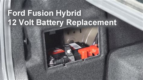 How To Replace Ford Fusion Hybrid Battery