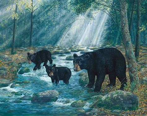 Black Bear Wall Decor Large Wall Art Print Large Bear