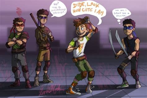 My Art Book and Random Things - Human! TMNT High School AU Anouncment! | Tmnt, Teenage ninja ...