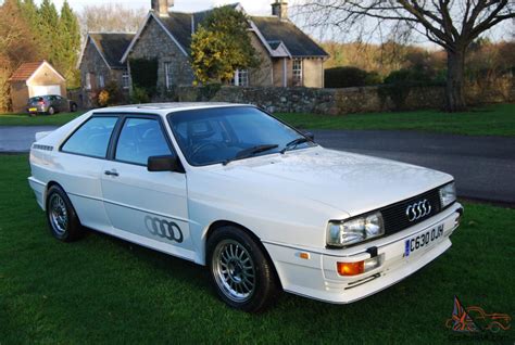 1986 AUDI UR QUATTRO TURBO WR RHD WHITE Classic Show Car Genuine Unmolested