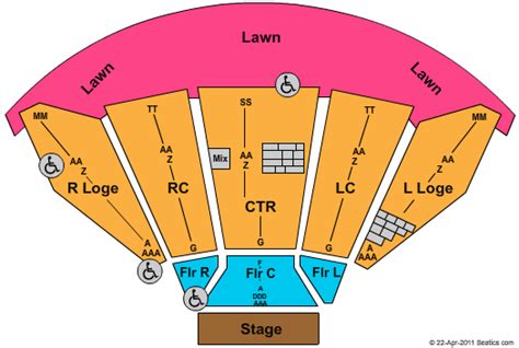 Merriweather Post Pavilion Seating Chart | Merriweather Post Pavilion ...