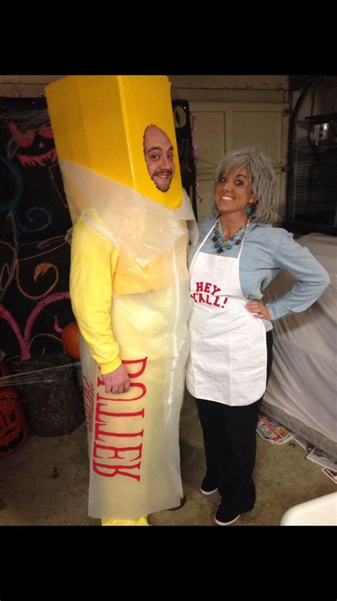 Paula Deen and stick of butter costume | Butter costume, Halloween costume contest, Homemade ...