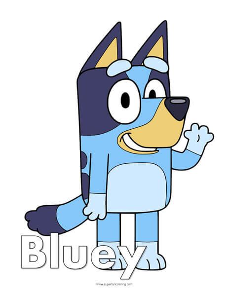 Bluey Coloring Pages - Super Fun Coloring