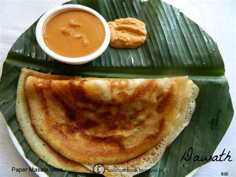 Paper masala dosa – Geeths Dawath