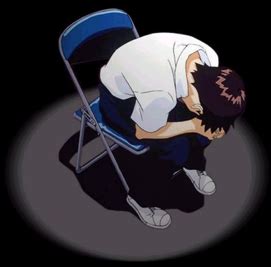 Anime Guy Sitting On Chair