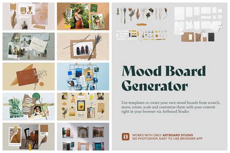 Mood Board Generator | Creative Scene Creator Mockups ~ Creative Market