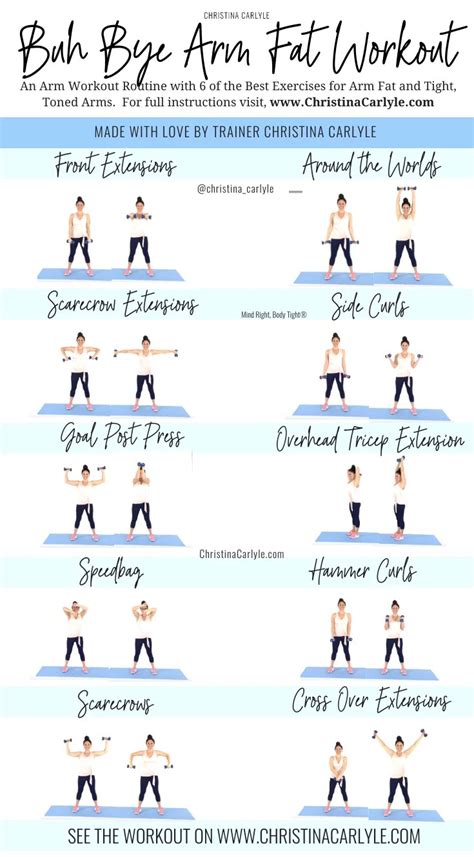 5 Arm Workouts at Home for Busy Women to Tone Up | Christina Carlyle