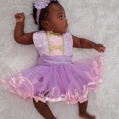 Rapunzel Baby Costume, Baby Princess Costume, Newborn Photo Prop, Princess Baby Shower Gift ...