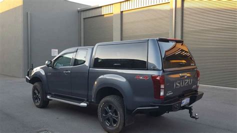 Isuzu Dmax Canopy | Workstyle Fibreglass Canopy | Avenger Canopy – Delux 4×4 Canopies and ...