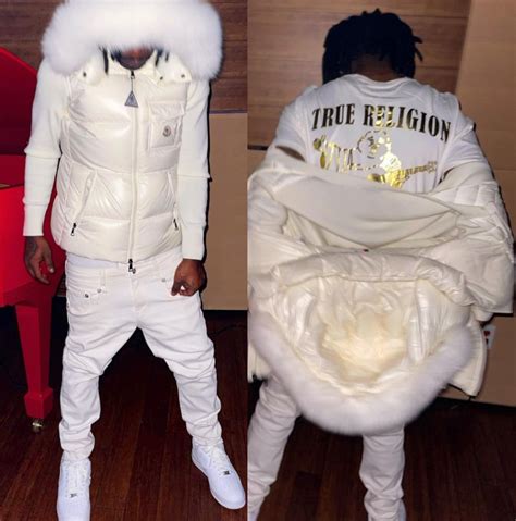 Lil Uzi Vert Wearing an All White Moncler, True Religion, & Nike Outfit ...