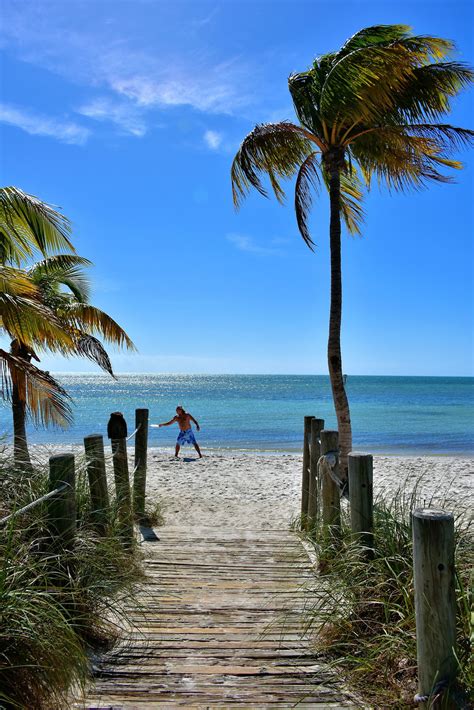 Boardwalk to Smathers Beach in Key West, Florida - Encircle Photos