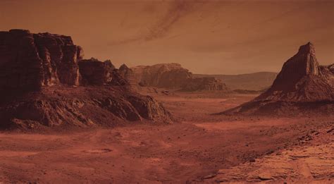 Martian landscape by Amante Lombardi | human Mars