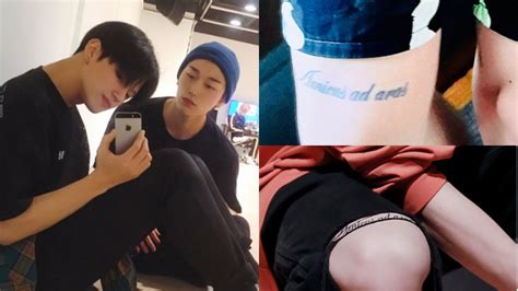 ATEEZ San & Woo Young Get a Matching Friendship Tattoo