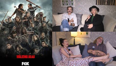 Exclusive Interviews: The Walking Dead Season 8 Part B - Greg Nicotero, Christian Serratos, Tom ...