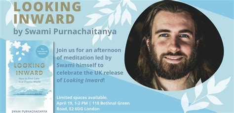 Looking Inward: Meditation and Mindfulness by Swami Purnachaitanya Tickets | Cancelled @ Glass ...