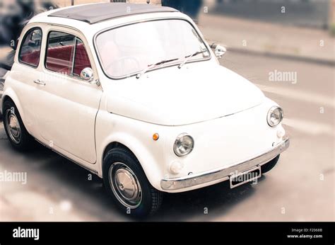 Cute little car italian style Stock Photo - Alamy