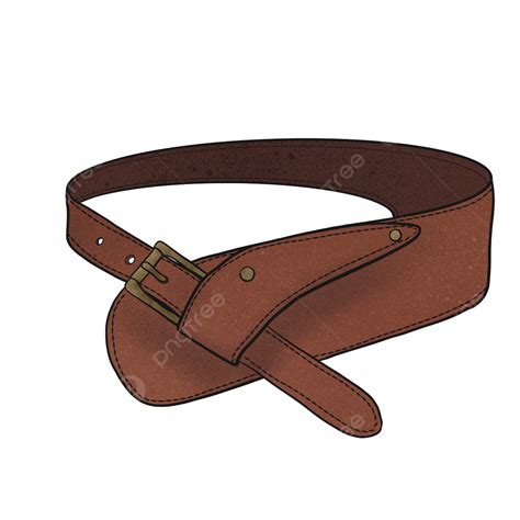 Leather Belt White Transparent, Leather Belt Clip Art, Belt Clipart, Brown, Belt PNG Image For ...