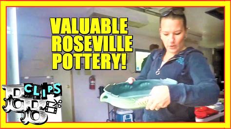 YOU WON'T BELIEVE WHAT WE PAID FOR THIS HUGE PIECE OF ROSEVILLE POTTERY ...