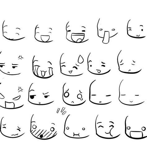 Chibi Face Expressions