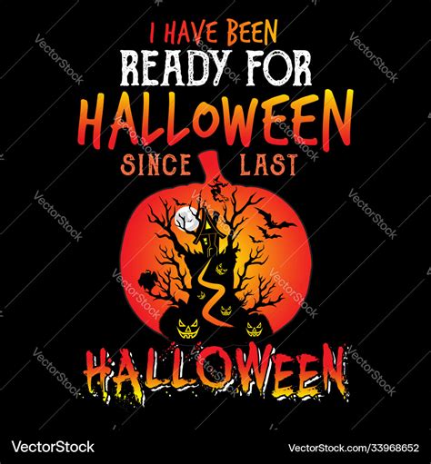 Halloween t shirt design Royalty Free Vector Image