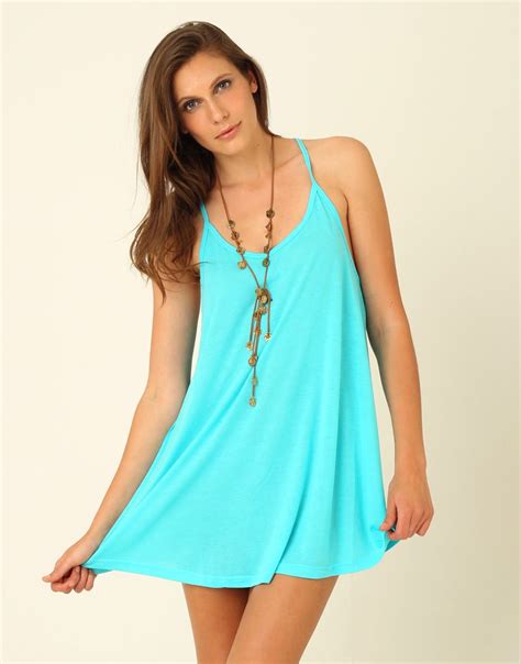 aqua beach dress:) | Summer fashion, Fashion, Dresses