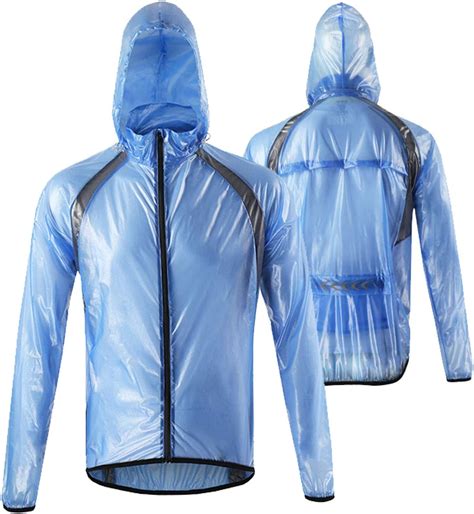 Mens Waterproof Cycling Jacket,Reflective Running Jacket,For All Season ...