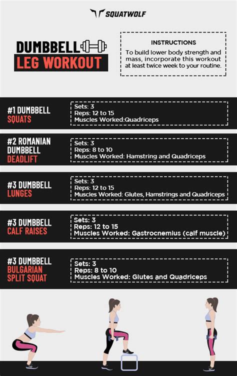 Dumbbell Leg Workout: Increase Strenght, Mass, & Endurance