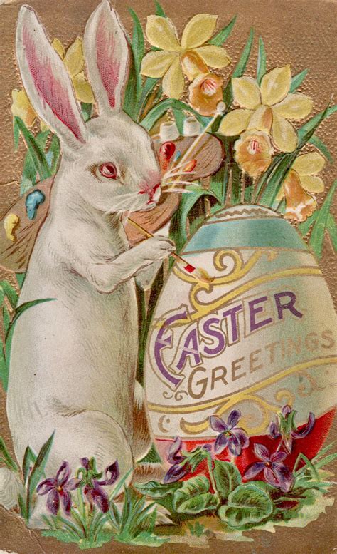 Antique Easter Postcard - 1912 | Vintage easter postcards, Vintage easter cards, Vintage easter