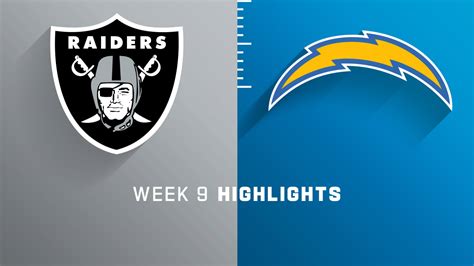 Las Vegas Raiders vs. Los Angeles Chargers highlights | Week 9