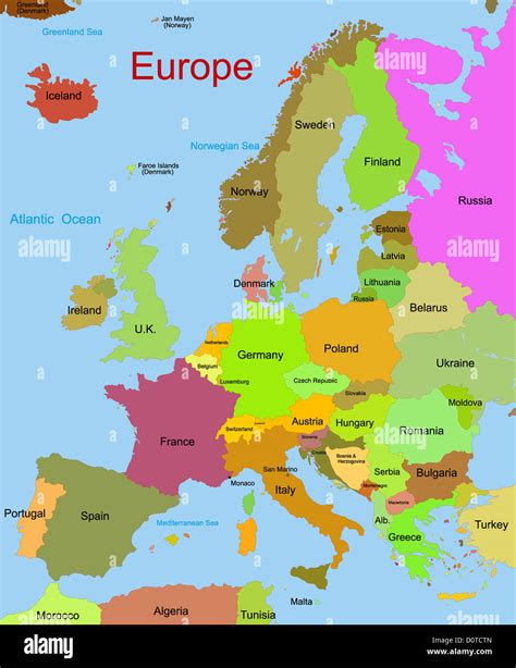 The Continent Of Europe Map - When Is The First Day Of Spring 2024