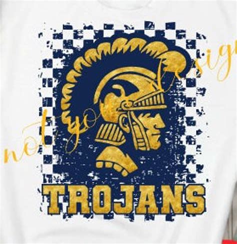 Trojans Mascot Digital Design 300 DPI PNG - Etsy