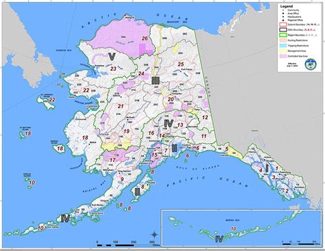 Printable Maps Alaska