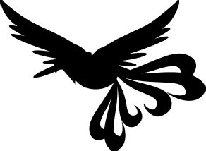 Clipart - Phoenix Silhouette