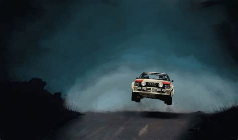 Audi Quattro Wallpapers - Audi Quattro Rally Jump - 1024x604 Wallpaper - teahub.io