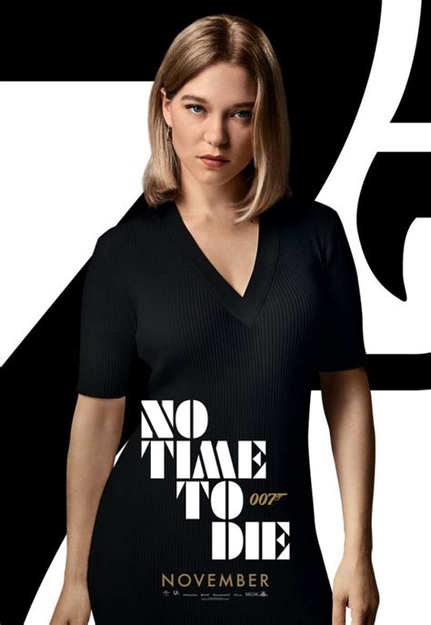 Léa Seydoux – “No Time to Die” Posters • CelebMafia