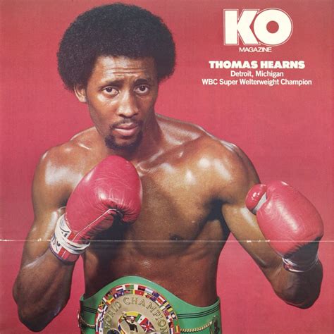 Boxing History on Twitter: "Thomas Hearns featured on a KO Magazine spread."