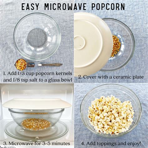 DIY Microwave Popcorn with a Bowl and a Plate - Center for ...