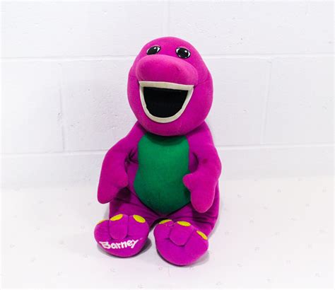 Talking Barney Plush Toy 90s Vintage Plush Barney Toy Plush | Etsy