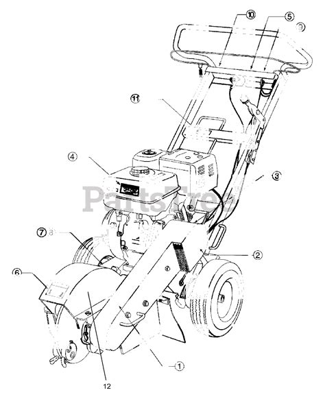 Husqvarna SG 13 - Husqvarna Stump Grinder (2000-12) Decal Placement Parts Lookup with Diagrams ...