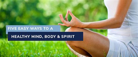 Wellness: Five Ways to a Healthy Mind, Body and Spirit - Svamitva.com